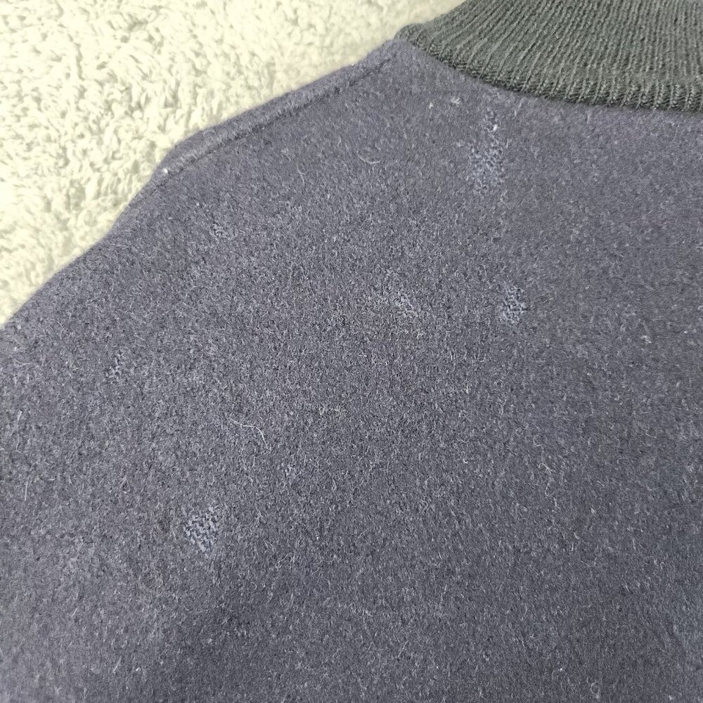 Vintage Bomber Varsity Jacket Men's Large Two Toned Wool 90's Quilted Gorpcore - Picture 13 of 14